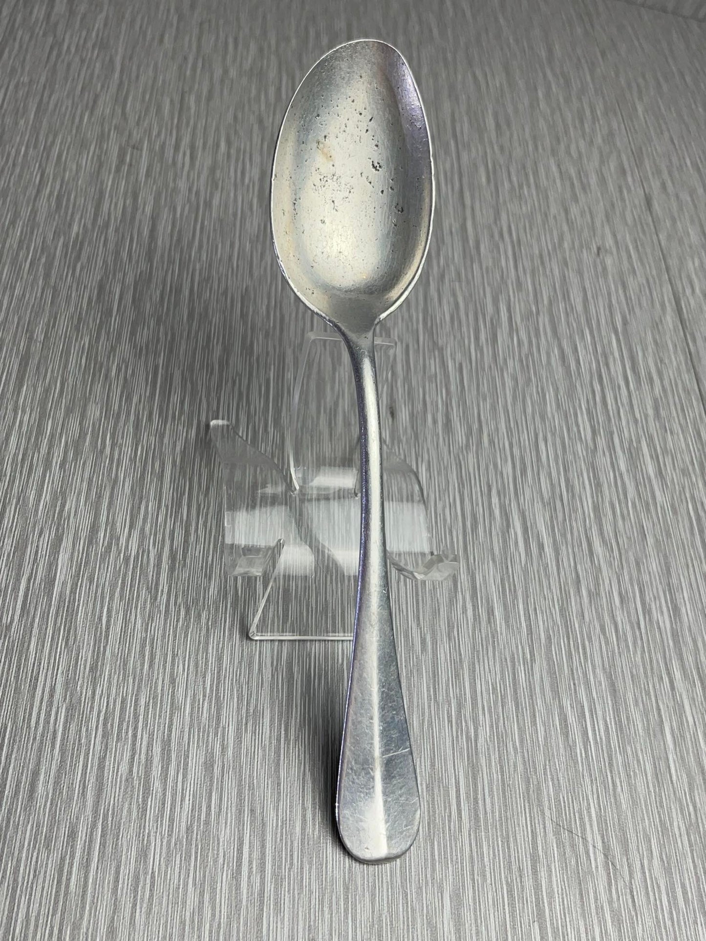 GERMAN WW2 HEER ALUMINUM TABLE SPOON MAKER & YEAR MARKED W.S.M. 39