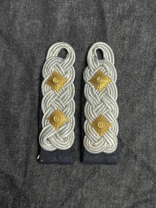 GERMAN WW2 HEER OBERSTLEUTNANT PIONEER MATCHING SET OF SHOULDER BOARDS