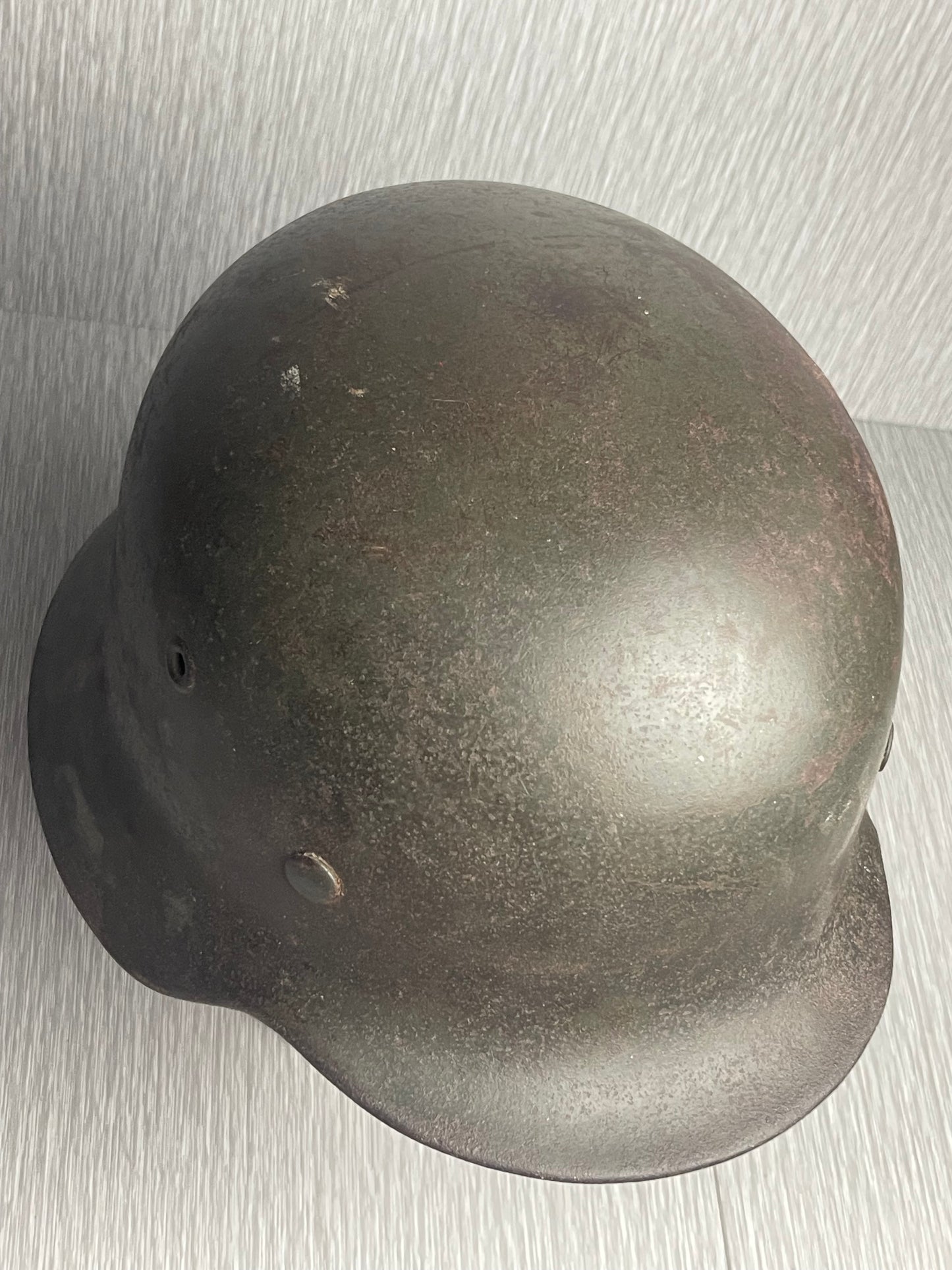 GERMAN WW2 KRIEGSMARINE M40 SD HELMET E.T. 66 W/ PARTIAL CHINSTRAP UNTOUCHED