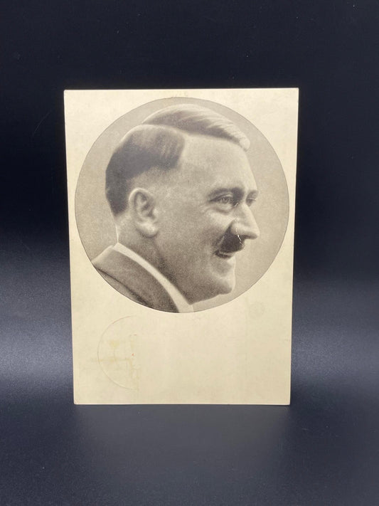 GERMAN WW2 ADOLF HITLER CZECHOSLOVAKIA POSTCARD