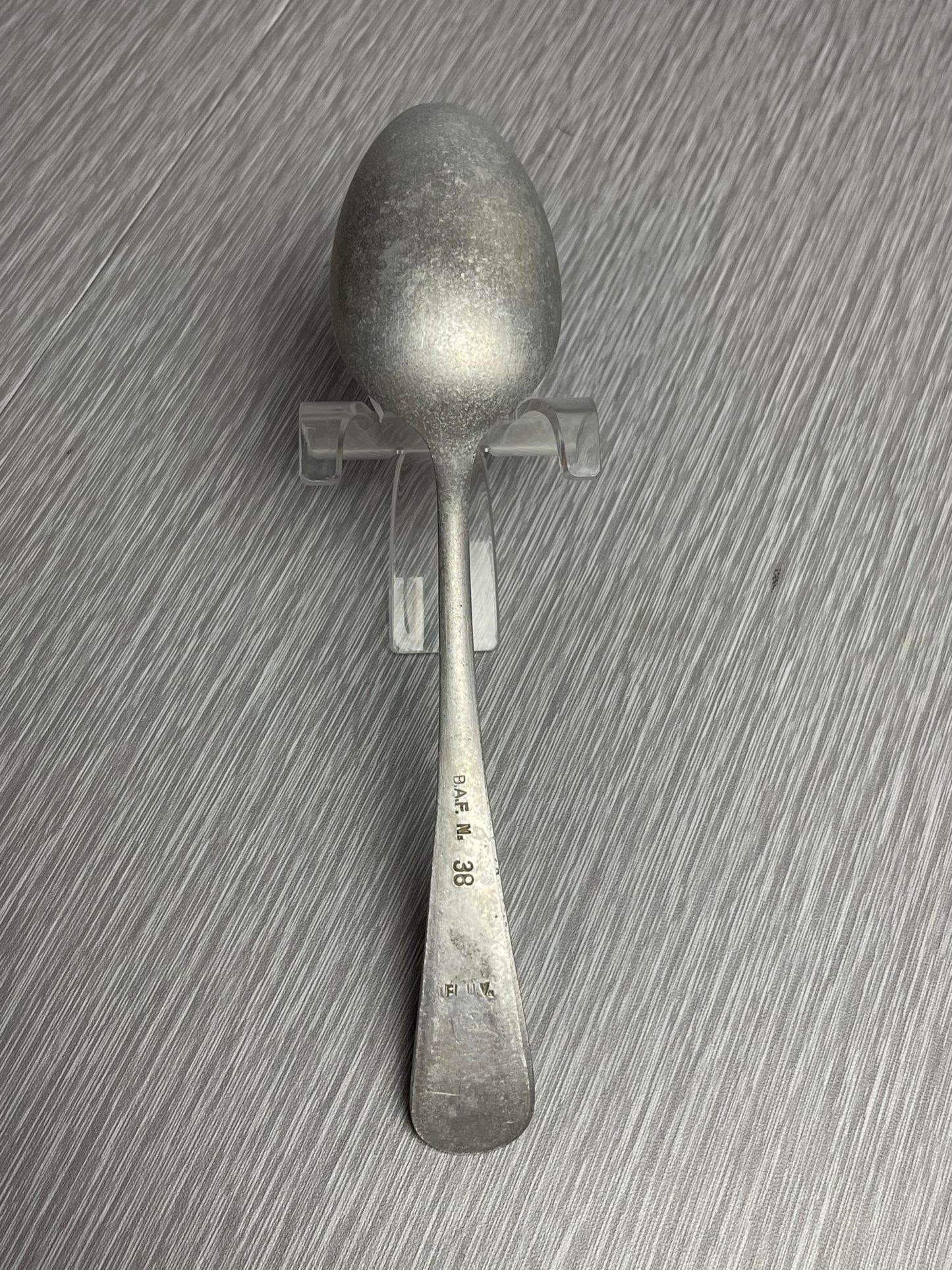 GERMAN WW2 1938 LUFTWAFFE SERVING SPOON B.A.F. N. 38 ‘FLUV’