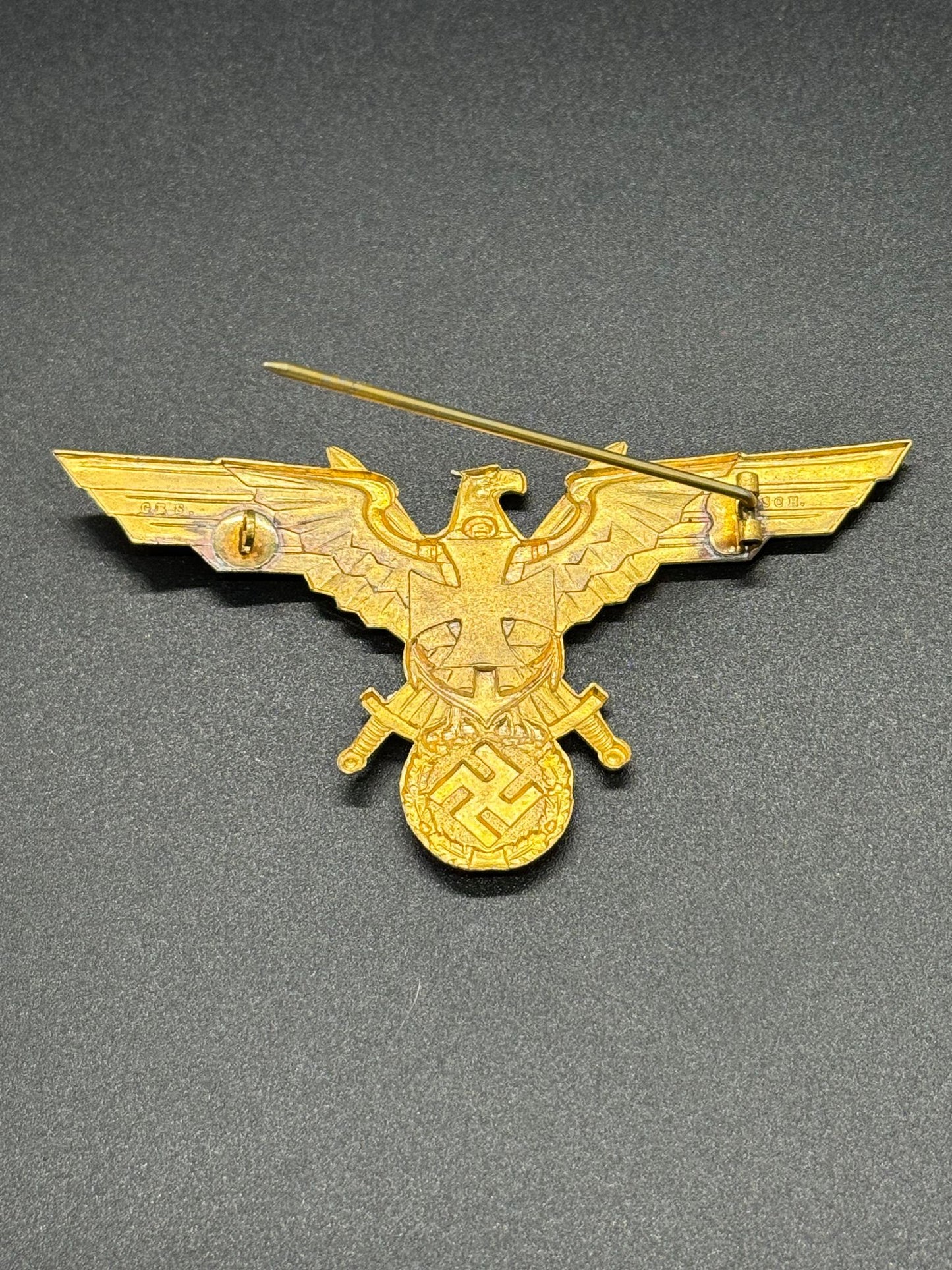 GERMAN WW2 NATIONAL SOZIALISTISCHE DEUTSCHER MARINE BUND NSRKB/NSDMB BREAST EAGLE