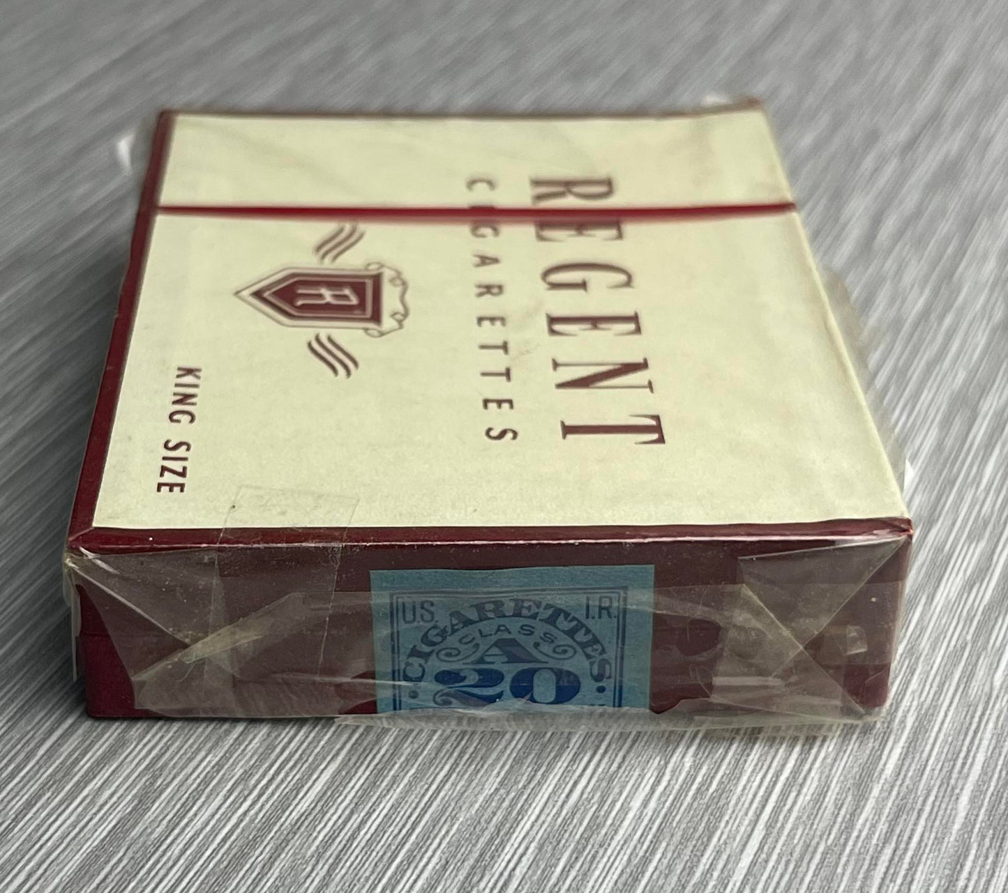 REGENT MID 20TH CENTURY UNOPENED & SEALED PACK OF 20 KING SIZE CIGARETTES 125 SERIES 1955