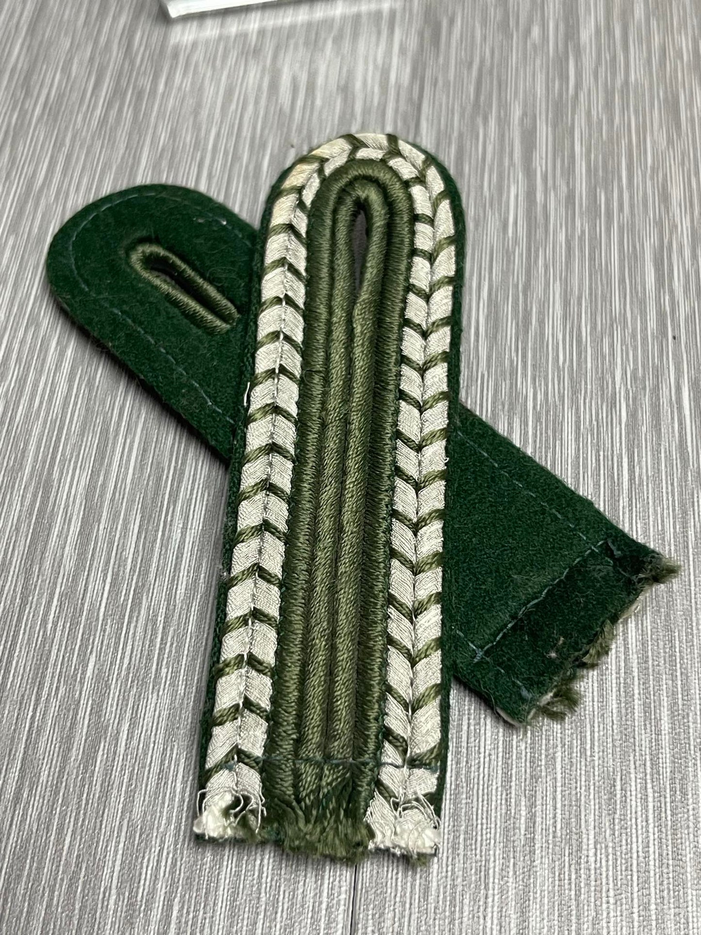 GERMAN WW2 CUSTOMS MATCHING SEW-IN VARIANT SHOULDER BOARDS