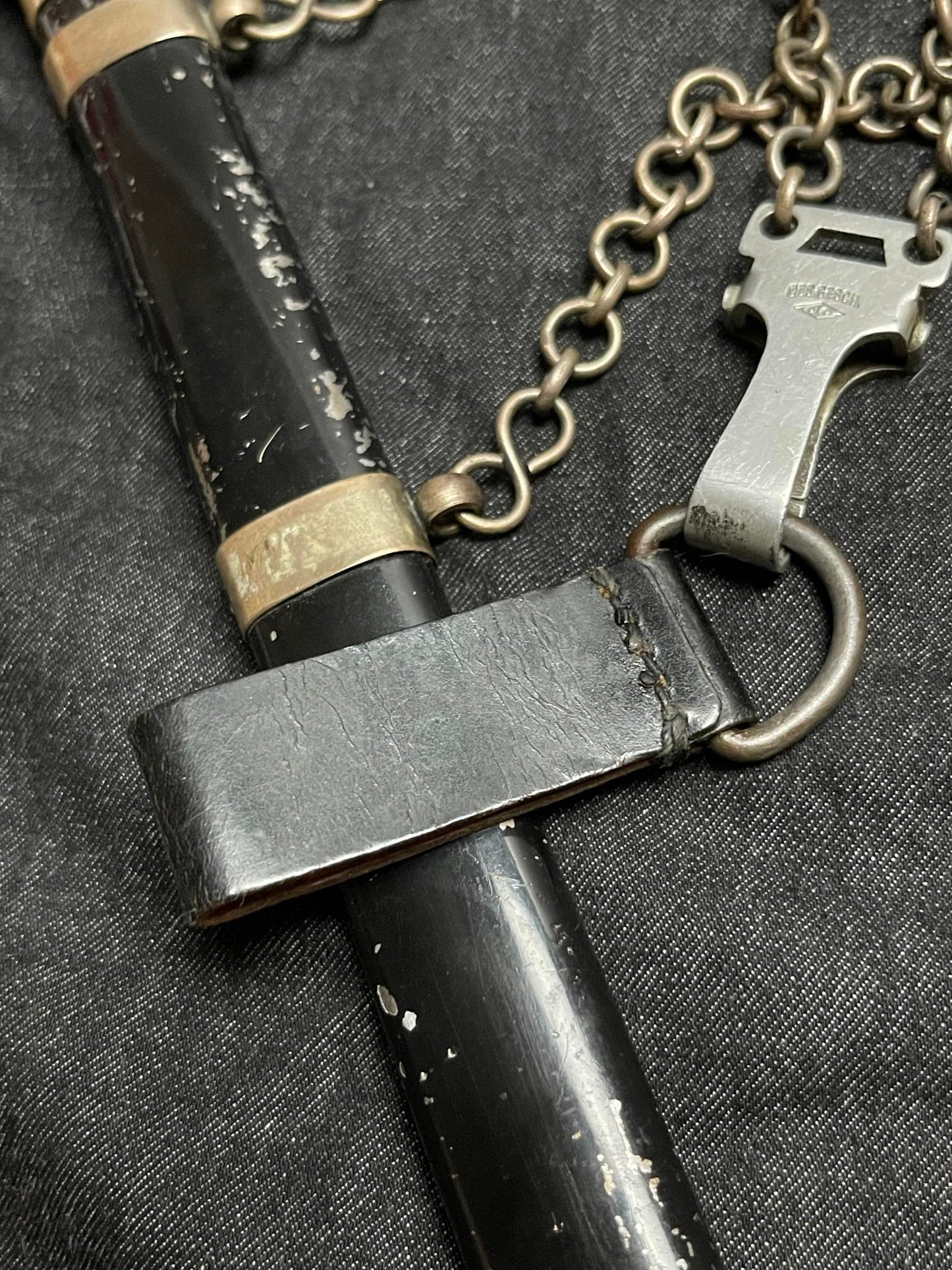 GERMAN WW2 DEUTSCHE ARBEITSFRONT 'DAF' DAGGER BY F. DICK W/ OLC HANGER