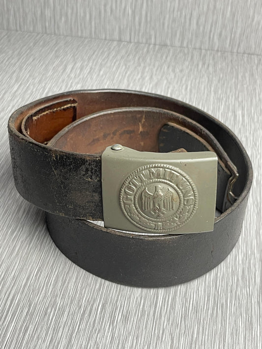 GERMAN WW2 HEER LATE WAR BELT & BUCKLE SET