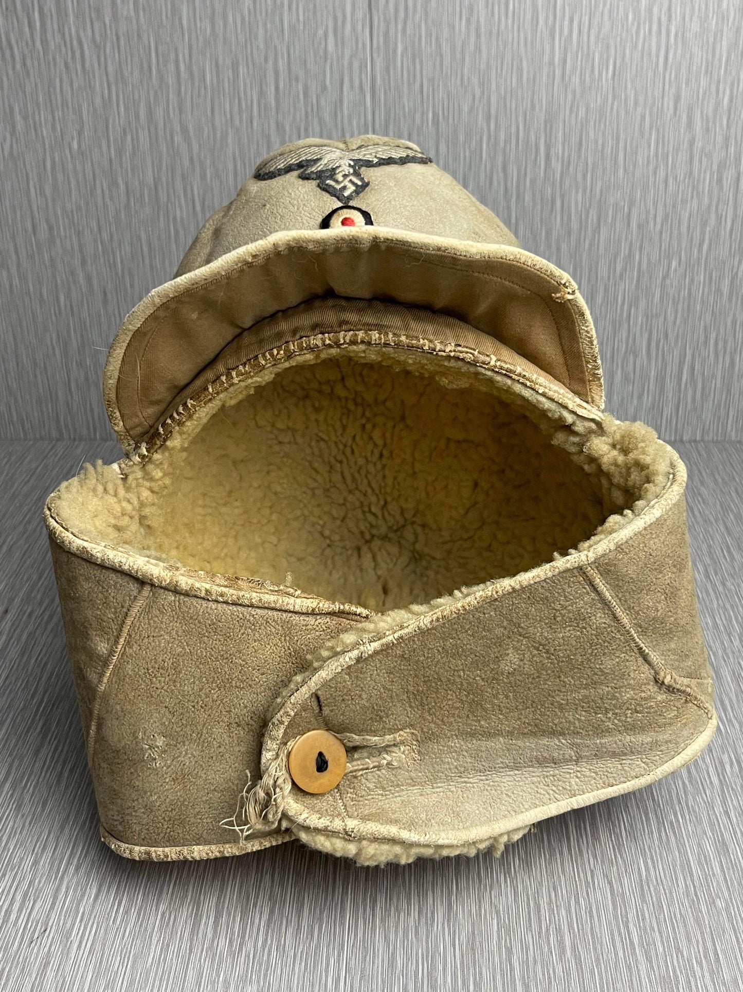 GERMAN WW2 EM/NCO LUFTWAFFE WINTER HAT