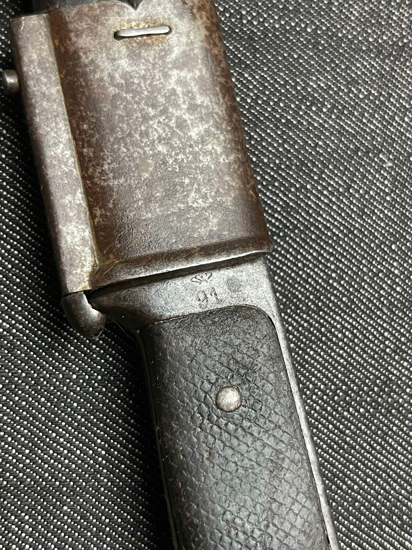 GERMAN 1891 M1889/93 KRAG RIFLE BAYONET BY WEYERSBERG & KIRCHBAUM