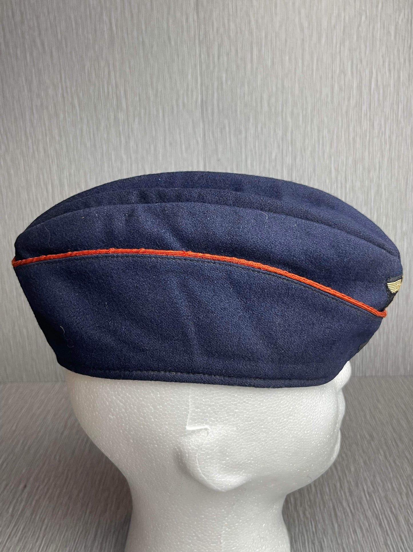 GERMAN WW2 1942 DR 'DEUTSCHE REICHSBAHN' CAP "SCHIFFCHEN" MAKER MARKED