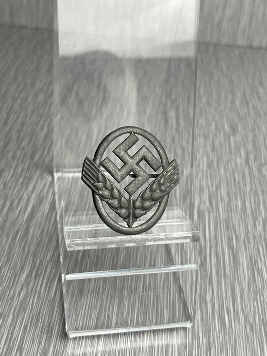 GERMAN WW2 RADwJ FEMALE WAR HELPER CAP BADGE