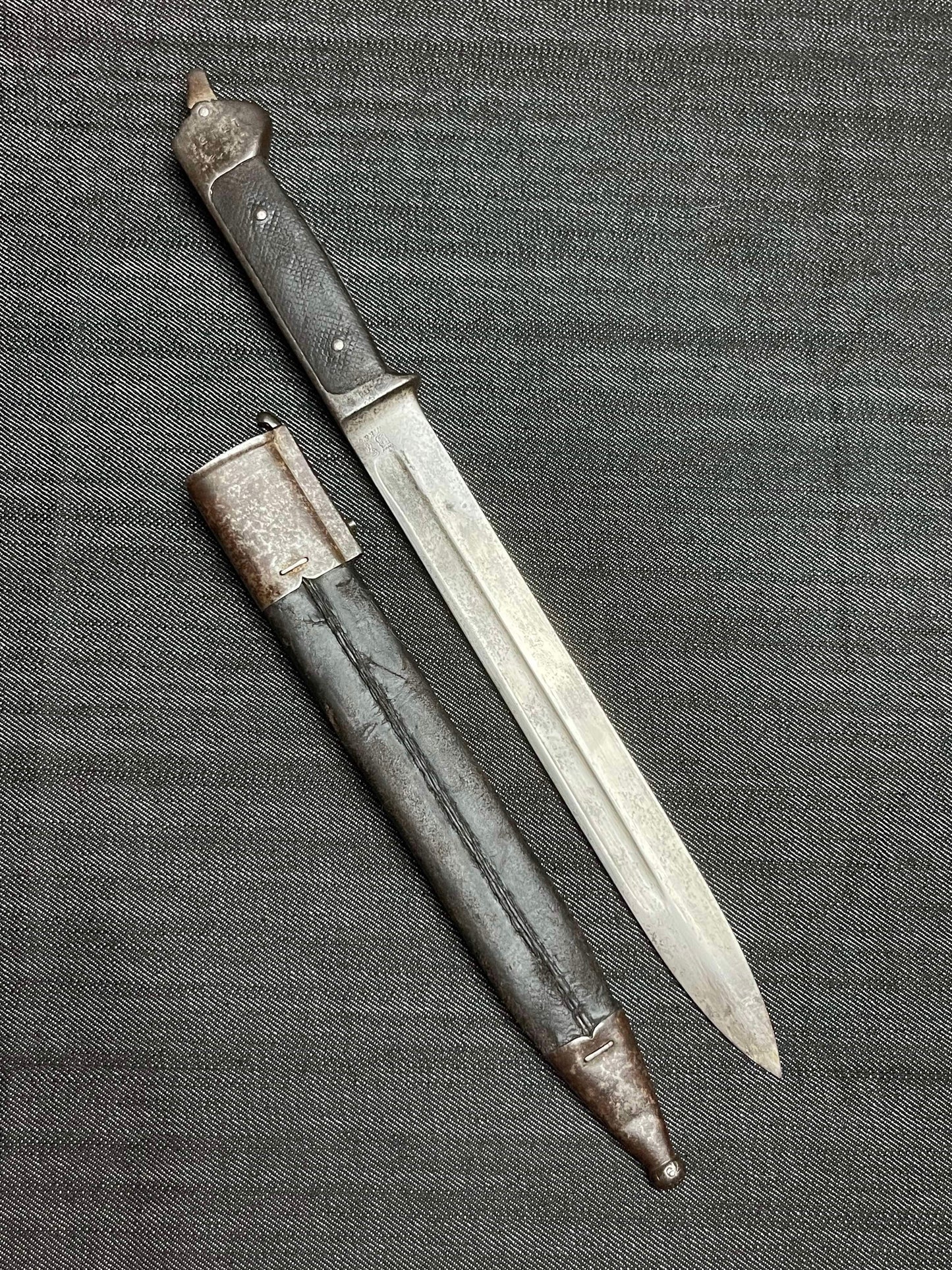 GERMAN 1891 M1889/93 KRAG RIFLE BAYONET BY WEYERSBERG & KIRCHBAUM