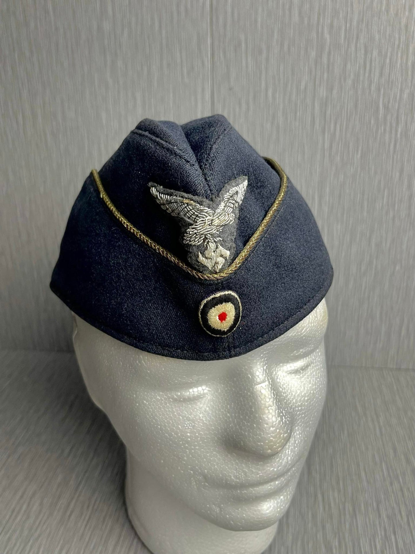 GERMAN PRE WW2 LUFTWAFFE GENERAL'S M38 OVERSEAS CAP RARE